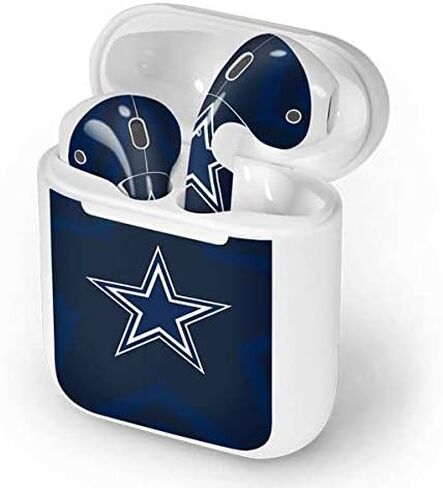 Skinit Decal Audio Skin Compatible with Apple AirPods - Officially Licensed NFL Dallas Cowboys Design in Saudi Arabia