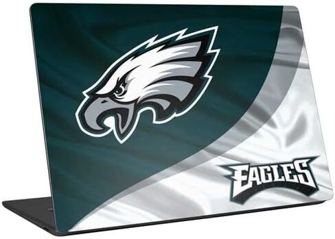 Skinit Laptop Decal Skin Compatible with Universal Laptop 17in (13.8 x 10in) - Officially Licensed NFL Philadelphia Eagles Design in Saudi Arabia