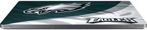 Skinit Laptop Decal Skin Compatible with Universal Laptop 17in (13.8 x 10in) - Officially Licensed NFL Philadelphia Eagles Design in Saudi Arabia