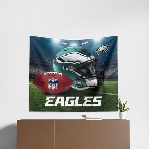 NORTHWEST The Company NFL Philadelphia Eagles Printed Wall Hanging, 34" x 40", Gametime, Team Colors in Saudi Arabia