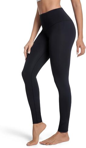 High Waist Yoga Leggings for Women, Black Pants with Pockets, Tummy Control, Warm Quick-Dry Gym Wear for Yoga, Jogging in Saudi Arabia