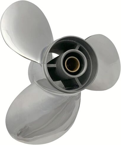 Propeller 25-30HP 10-1/4X13 Stainless Steel 10 Tooth SS Prop for Suzuki Outboard, Highly polished surface in Saudi Arabia