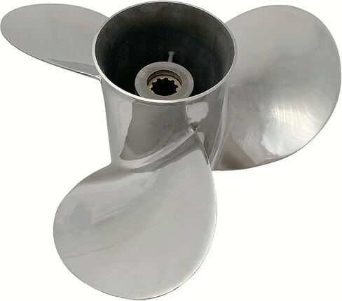 Propeller 25-30HP 10-1/4X13 Stainless Steel 10 Tooth SS Prop for Suzuki Outboard, Highly polished surface in Saudi Arabia