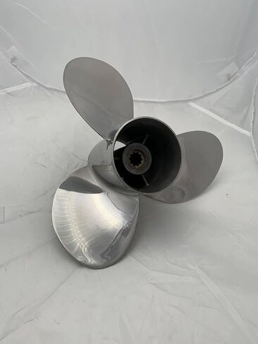 Propeller 25-30HP 10-1/4X13 Stainless Steel 10 Tooth SS Prop for Suzuki Outboard, Highly polished surface in Saudi Arabia