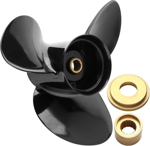 14 1/2 x19|3817468 Upgrade Aluminum Boat Propeller fit Volvo Penta SX Drive All Models Engines 130-300 HP 3 Blades 19 Spline Tooth RH in Saudi Arabia