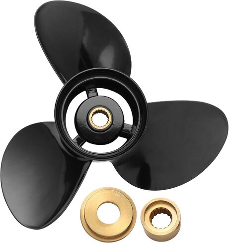 14 1/2 x19|3817468 Upgrade Aluminum Boat Propeller fit Volvo Penta SX Drive All Models Engines 130-300 HP 3 Blades 19 Spline Tooth RH in Saudi Arabia