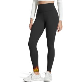 G4Free BareFeel Fleece Lined Leggings for Women High Waisted Thermal Lounge Yoga Pants with Back Pocket 25"/27"/29" in Kuwait
