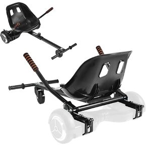 مرفق مقعد Hishine Hoverboard للوحة التحويم مقاس 6.5 بوصة - 10 بوصة، تصميم ترقية سيارات الألعاب لا حاجة لأشرطة الفيلكرو، ملحق مجموعة تحويل Go Kart لسكوتر التوازن الذاتي يتحول إلى عربة الذهاب in Kuwait