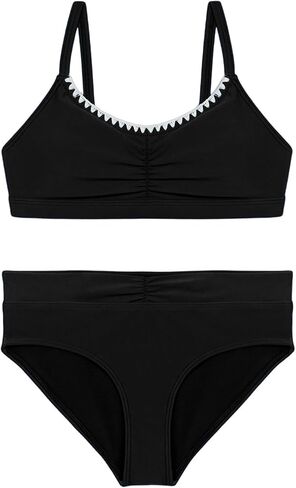 blibean Tween Girls Two Piece Bikini Sets Swimsuits with Chest Pads Size 6-15 Years in Saudi Arabia