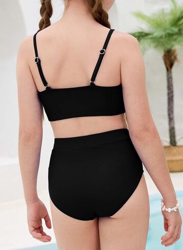 blibean Tween Girls Two Piece Bikini Sets Swimsuits with Chest Pads Size 6-15 Years in Saudi Arabia