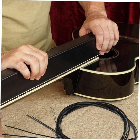 8pcs Guitar Edge Strip Decoration Purfling Binding Strips for Acoustic Guitars Edge Visual Upgrade for Musicians in Saudi Arabia