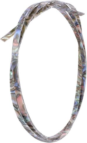 BESPORTBLE Craft Guitar Edge Trim 2pcs Abs Abalone Shell Guitar Purfling Strip for Diy in Saudi Arabia