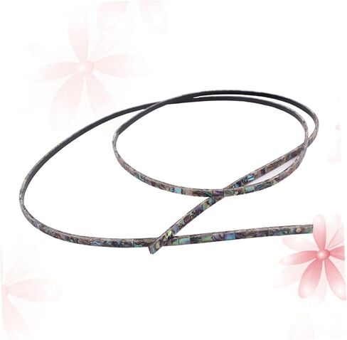 Colored Bead Strips Abalone Shell Guitar Inlay Ukulele Binding Strip Colorful in Kuwait