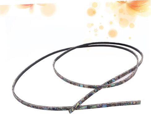 Colored Bead Strips Abalone Shell Guitar Inlay Ukulele Binding Strip Colorful in Kuwait