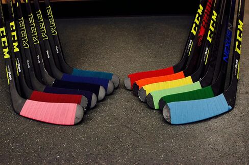 Howies 3 Pack Hockey Stick Premium Cloth Tape or Shin Tape 3-Pack You Choose Colors - Cloth (1 Inch by 24 Yards Long) Clear/Poly (1" x 30yds) with Free Tape TIN (Royal) in Saudi Arabia