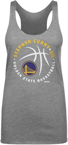 Steph Curry Golden State Warriors Women's Tank Top - Steph Curry Golden State Warriors Player Ball WHT in Saudi Arabia