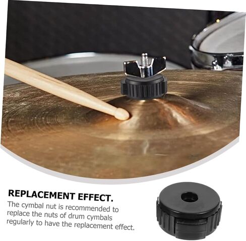 6pcs Cymbal Quick Release Cap Drum Nut Fixing Buckle Replacement Parts for Drum Cymbals Compact and Lightweight in Saudi Arabia