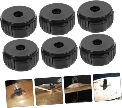 6pcs Cymbal Quick Release Cap Drum Nut Fixing Buckle Replacement Parts for Drum Cymbals Compact and Lightweight in Saudi Arabia
