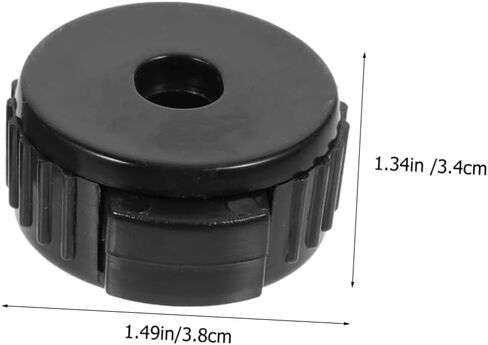 ibasenice 6pcs Cymbal Quick Release Caps for Drum Set Quick Assembly Nuts Easy to Install and Remove Sturdy Material Textured Grip Black in Saudi Arabia