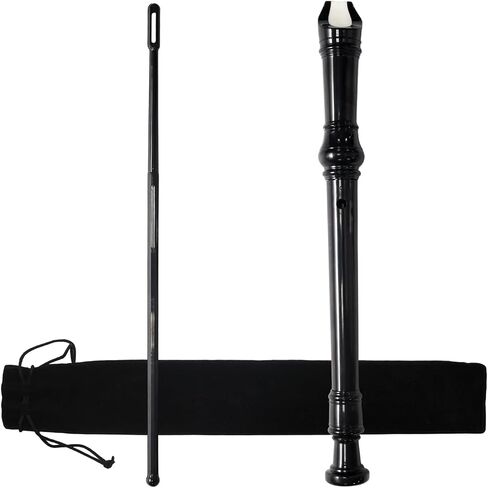 Purple Soprano Recorder Instrument 8 Hole C Key Baroque Fingering Clarinet ABS Music Flute with Cleaning Rod and Storage Bag in Saudi Arabia