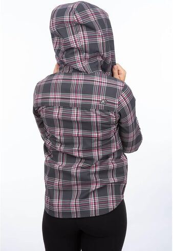 KLIM Women's Ginny Mountain Midweight Stretch Flannel Hoodie in Saudi Arabia