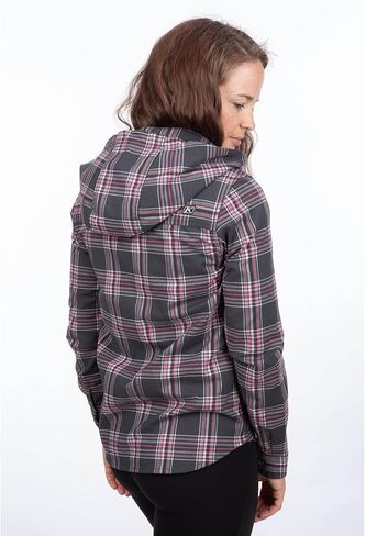 KLIM Women's Ginny Mountain Midweight Stretch Flannel Hoodie in Saudi Arabia