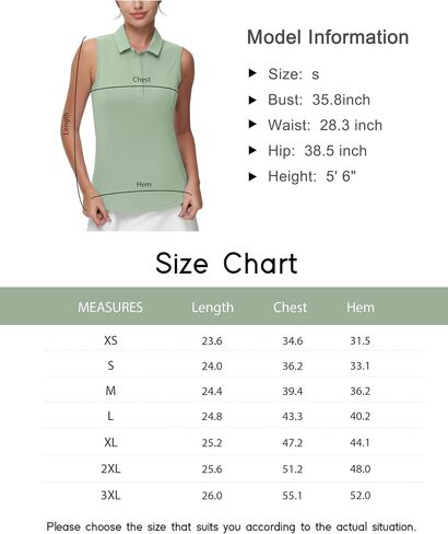 Women's Sleeveless Tennis Polo Shirts Collared Slim Fit Breathable Workout Golf Tank Tops in Saudi Arabia