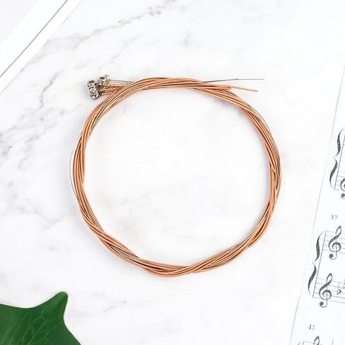 6pcs Pure Copper Strings 1-6 for Classical Classic Guitar Strings Steel Wire Classic Acoustic Folk Guitar Parts Accessories (red) in Saudi Arabia
