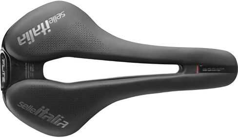 Selle Italia Flite Boost Kit Carbonio Superflow Road Bike Saddle - Comfortable Road Bicycle Seat for Men and Women - Short Nose Bike Saddle for Road, Racing, Endurance, Black, 248 x 130mm in Saudi Arabia