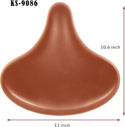 Micargi Oversized Comfortable Bike Seat for Men and Women Wide Soft Cruiser Bike Saddle with Stationary, Universal Fit for City Bikes and Outdoor Bikes Multiple Colors in Saudi Arabia