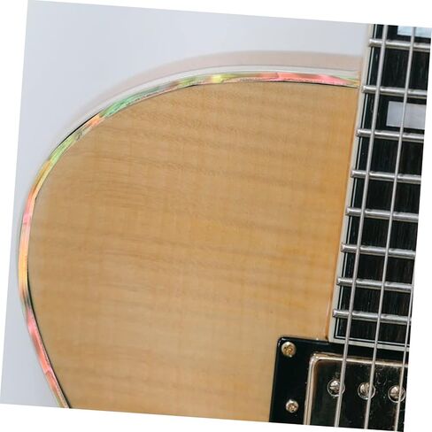 Kisangel Guitar Binding Purfling Edging Strips Stylish Rainbow Color Decorative Strips for Acoustic Classical and Electric Guitars Easy to Cut for in Saudi Arabia