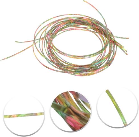 Kisangel Guitar Binding Purfling Edging Strips Stylish Rainbow Color Decorative Strips for Acoustic Classical and Electric Guitars Easy to Cut for in Saudi Arabia