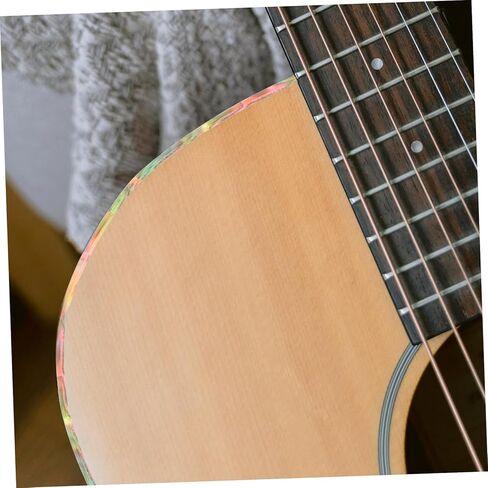 Kisangel Guitar Binding Purfling Edging Strips Stylish Rainbow Color Decorative Strips for Acoustic Classical and Electric Guitars Easy to Cut for in Saudi Arabia