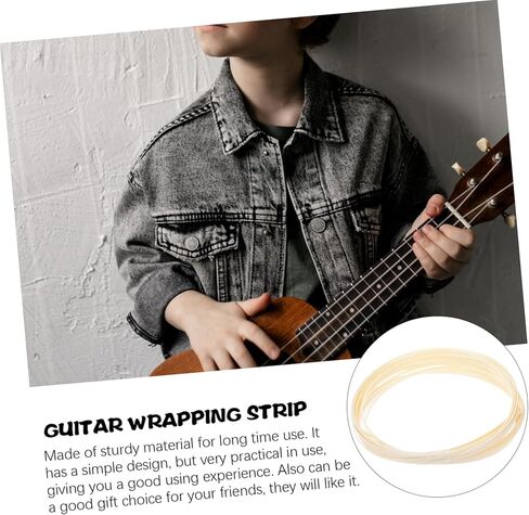 10pcs Guitar Edging Guitarists Black Multiple Bind Strip Blue Wide Trim Guitar Inlay Guitar Supplies Guitar Decoration Guitar Body Decor Ukulele Inlay White in Kuwait