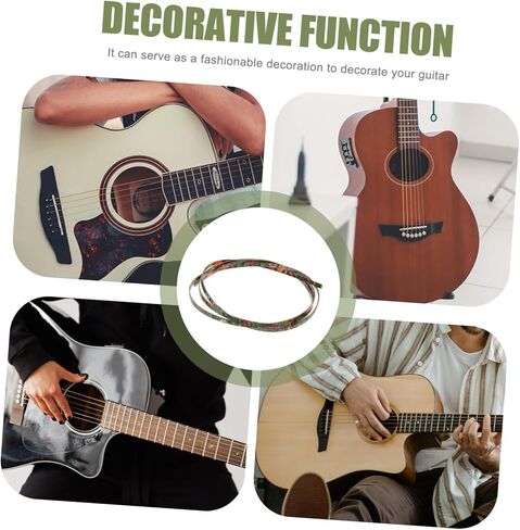 Decorative Guitar Purfling Strip 1650x6x1.5mm Green Flexible Plastic Edging for Acoustic/Classical Guitar Decorative Accessory for DIY in Kuwait