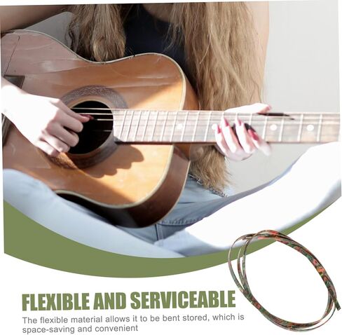 Decorative Guitar Purfling Strip 1650x6x1.5mm Green Flexible Plastic Edging for Acoustic/Classical Guitar Decorative Accessory for DIY in Kuwait