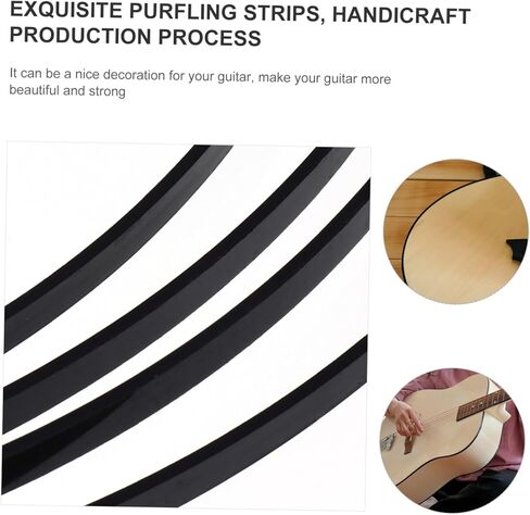 Fit Guitar Edge Strip Acoustic Guitar Accessory Plastic Binding Strip for Repair in Kuwait