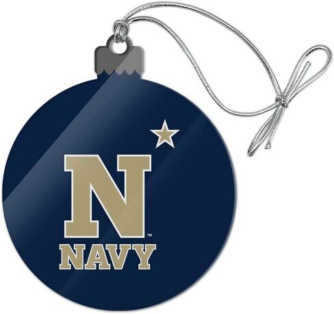 GRAPHICS & MORE US Naval Academy Primary Logo Acrylic Christmas Tree Holiday Ornament in Saudi Arabia