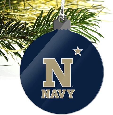 GRAPHICS & MORE US Naval Academy Primary Logo Acrylic Christmas Tree Holiday Ornament in Saudi Arabia