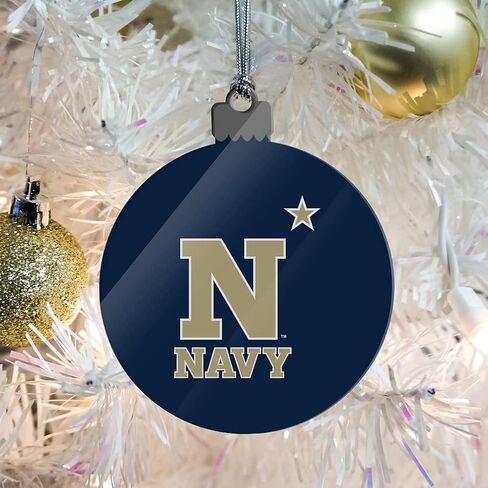 GRAPHICS & MORE US Naval Academy Primary Logo Acrylic Christmas Tree Holiday Ornament in Saudi Arabia
