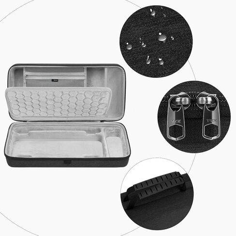 Geekria Audio Interface Carrying Case, Compatible with RØDE RØDECaster Video, EVA Hard Shell Portable Travel Bag (Dark Gray) in Saudi Arabia