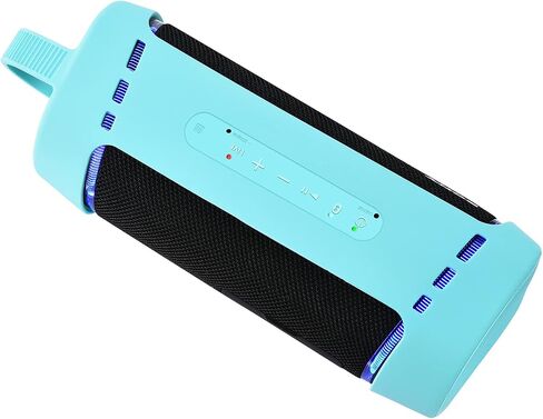 حافظة غطاء سيليكون مقاومة للصدمات لمكبر صوت Sony SRS-XB33 - جلد واقي متين، مناسب تمامًا لمكبر صوت بلوتوث لاسلكي (أسود) in Kuwait