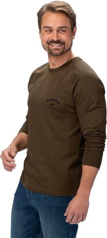 Vortex Men's Outland Heavyweight Long Sleeve Pocket T-Shirts in Saudi Arabia