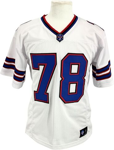 Bruce Smith Jersey White Buffalo | Unisex Adult Sizes S-5XL Unsigned Custom Sewn Stitched in Saudi Arabia
