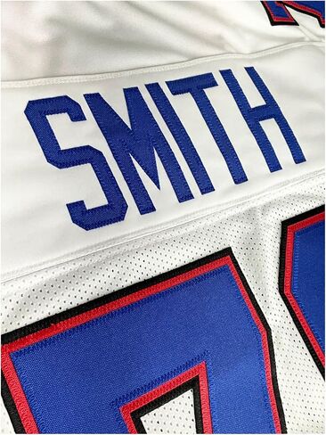 Bruce Smith Jersey White Buffalo | Unisex Adult Sizes S-5XL Unsigned Custom Sewn Stitched in Saudi Arabia