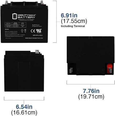 Mighty Max Battery 12V 50AH Replacement Battery compatible with Minn Kota Trolling Motors in Saudi Arabia