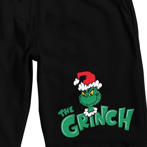 Bioworld The Grinch Character Face Adult Black Sleep Pajama Shorts in Saudi Arabia
