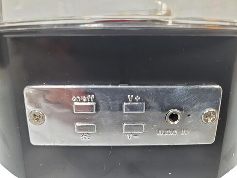Alsy 6 in. Black LED Music Party Light in Saudi Arabia