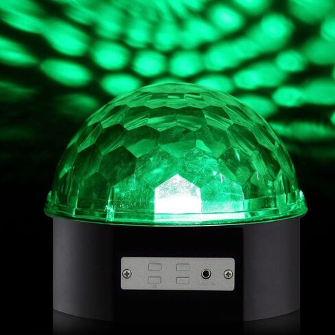 Alsy 6 in. Black LED Music Party Light in Saudi Arabia