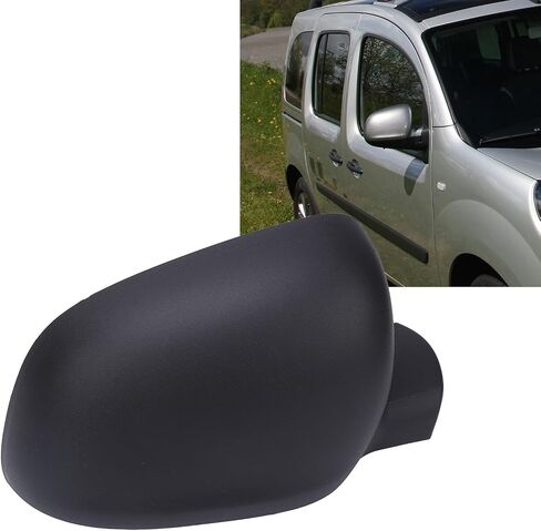 Black Rearview Mirror Cap, Strong Protection, Easy Install, for 2013 to 2023, Made from ABS Material, Protects from Scratches, Dust, Weather Factors, OEM Standards (Left) in Saudi Arabia